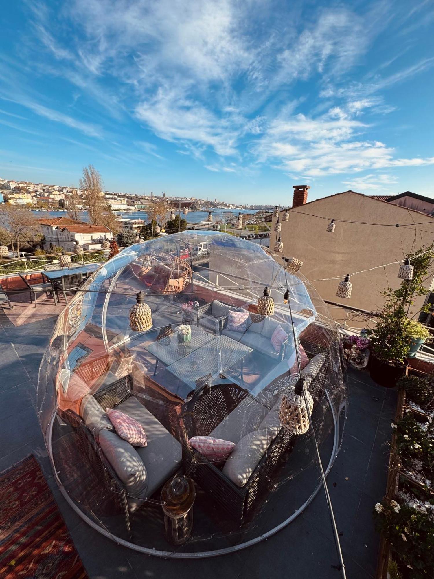 Waterfront Apartment By The Tram - Terrace With Dome & Golden Horn View In Fatih Provincia di Provincia di Istanbul Esterno foto