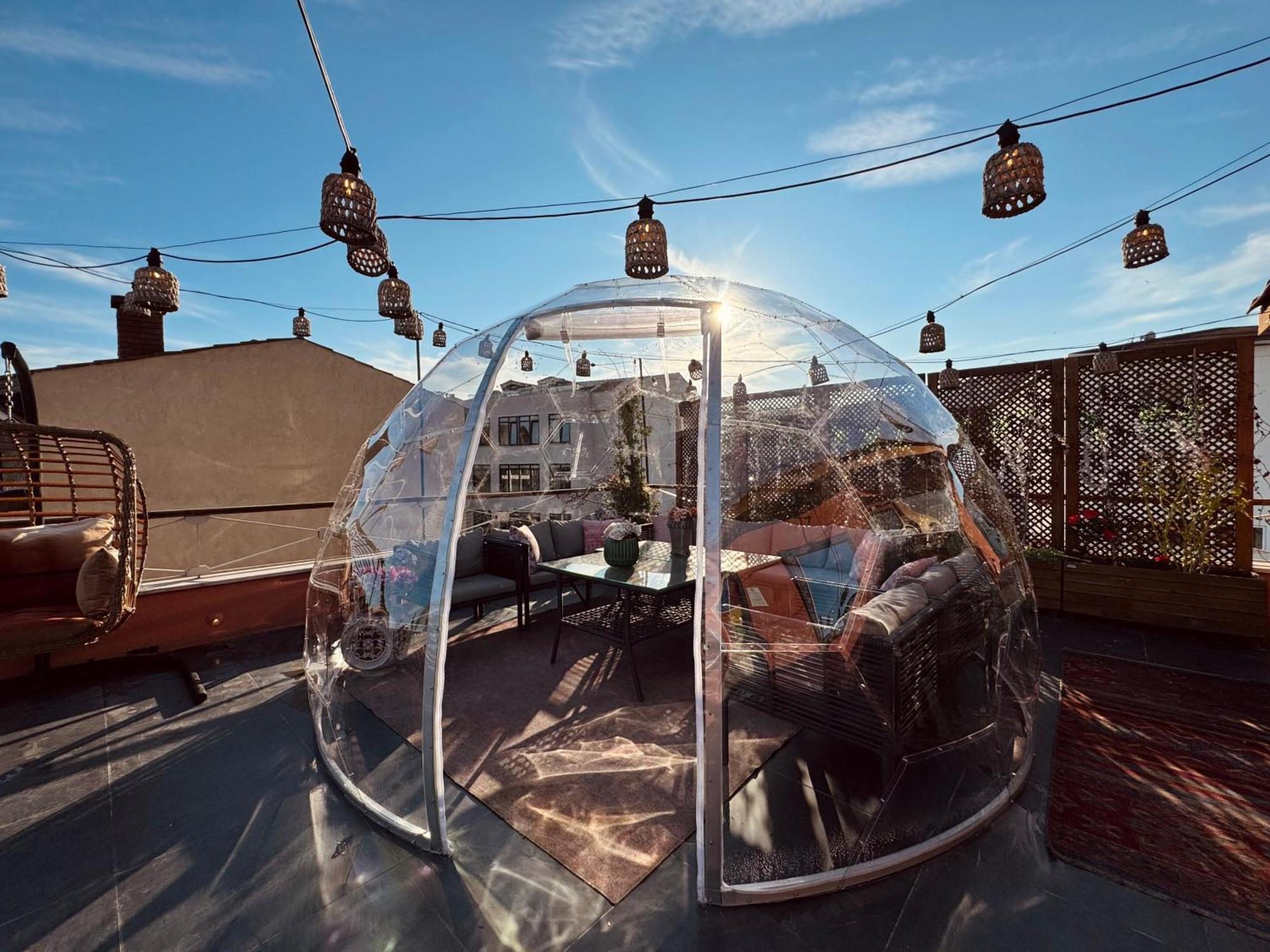 Waterfront Apartment By The Tram - Terrace With Dome & Golden Horn View In Fatih Provincia di Provincia di Istanbul Esterno foto
